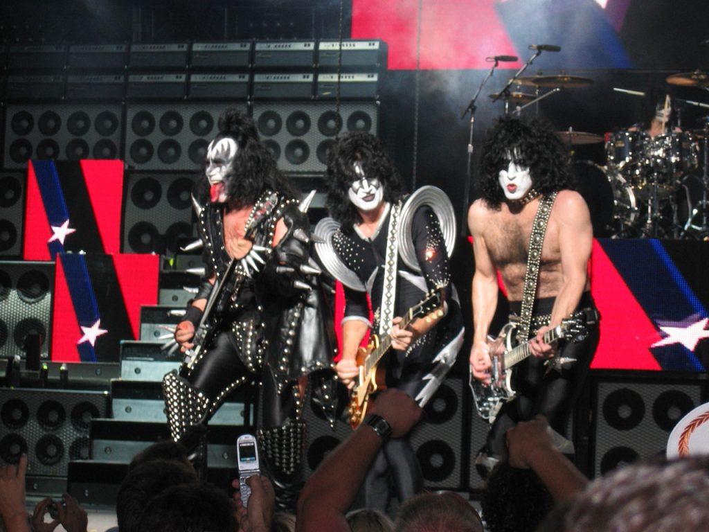 KISS in concert Boston